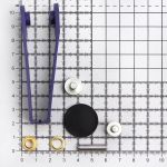 Люверсы металл ⌀5.0 мм (внутр.), h=4.6 мм, внешн. ⌀11.0 мм, золотой, 40 шт, Prym 542411