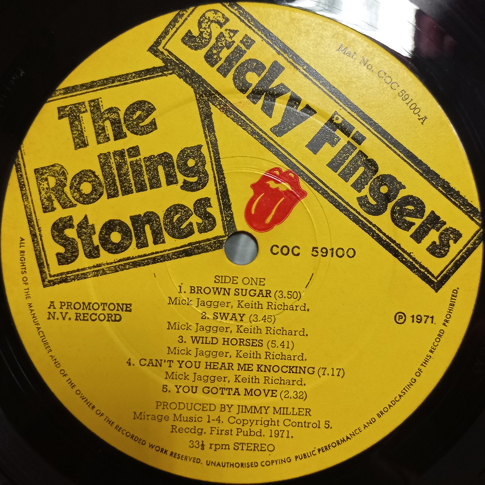 The Rolling Stones / Sticky Fingers (LP)
