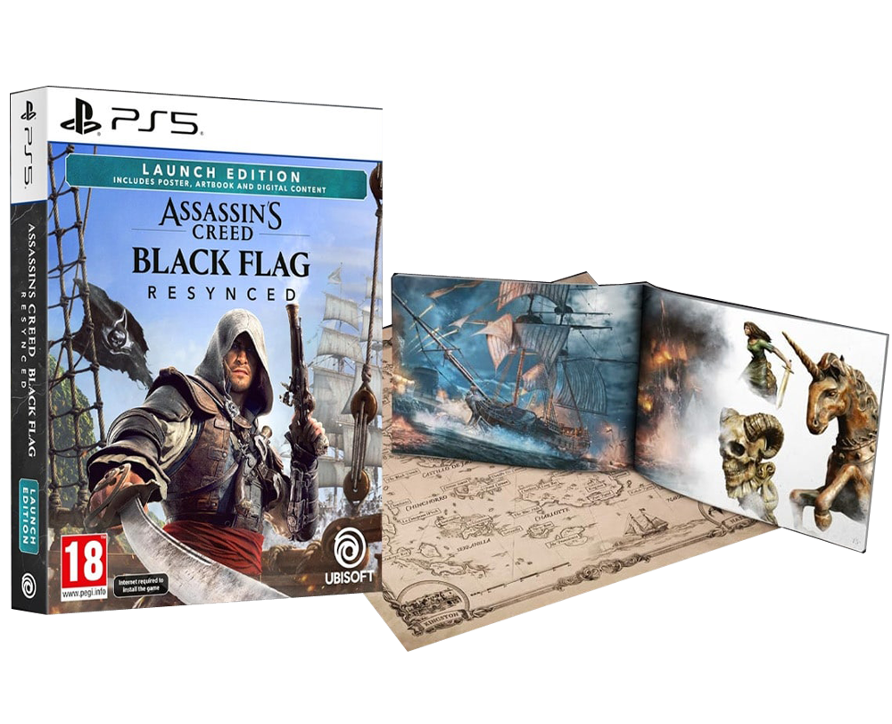 Assassins Creed Black Flag Resynced Launch Edition (PS5) NEW