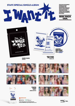 Альбом STAYC - I WANT IT Special Single Album MINI PACK Version