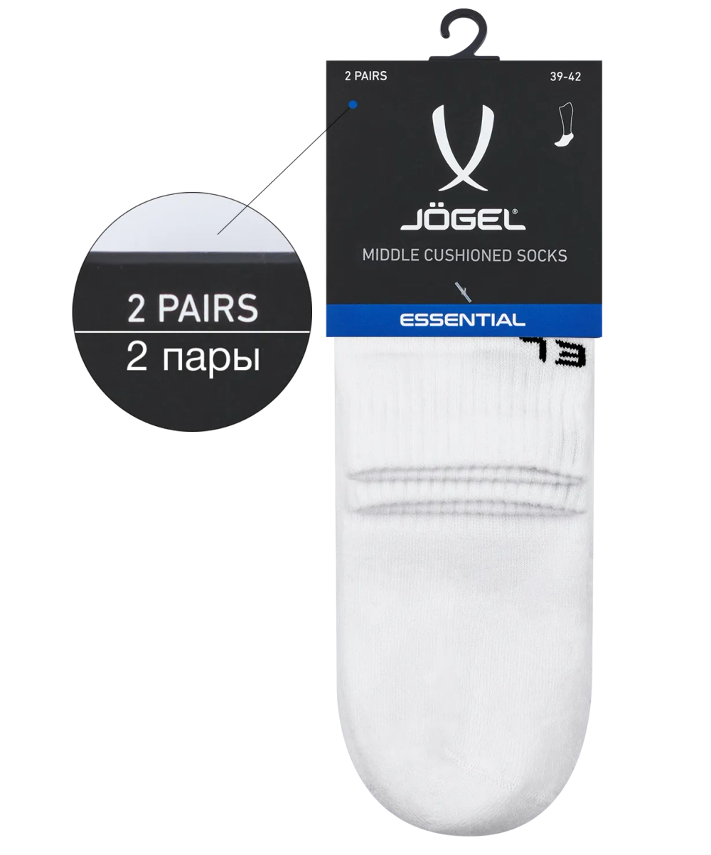 Носки средние ESSENTIAL Mid Cushioned Socks, белый