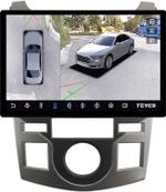Магнитола для KIA Cerato 2 Koup 2008-2013 (купе) - Teyes CC3-2K-360 монитор 13" 2K QLED на Android 10, Быстрая, CarPlay, 4G SIM-слот, 4 камеры в комплекте