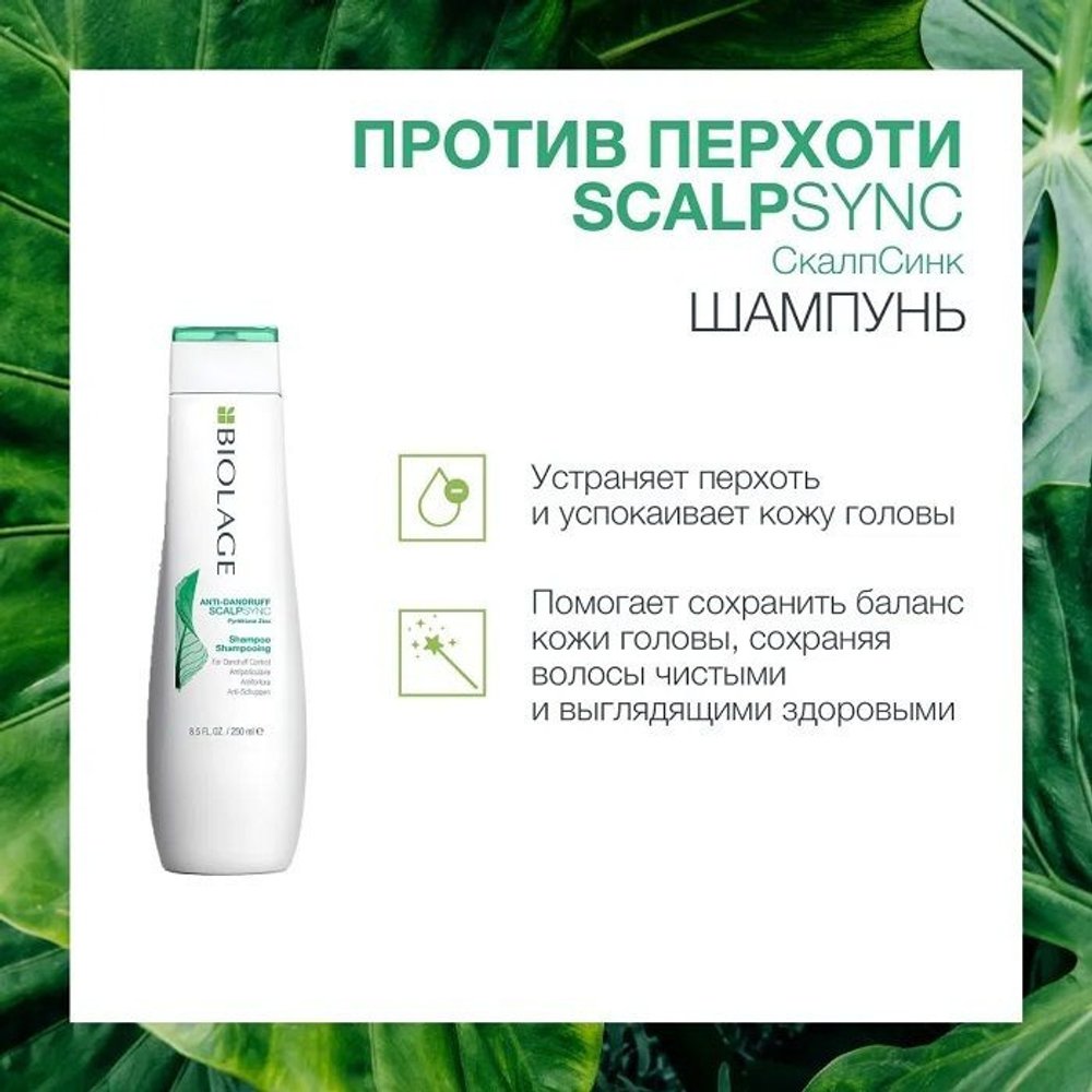 Matrix Biolage Scalp Sync Шампунь для волос освежающий мятный 250мл