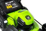 Аккумуляторная газонокосилка Greenworks GD40LM46HPK5, 40v, 46 см, (2514407UG5А), с аккумулятором 5 А·ч и быстрым зарядным устройством