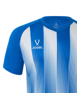 Футболка игровая Jogel Camp Striped Jersey, синий Z2/белый 00
