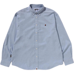 A Bathing Ape Bathing Ape Embroidered Logo Shirt синий