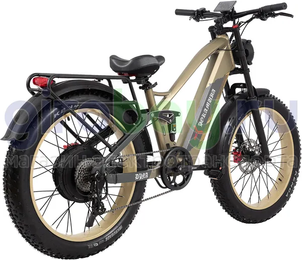 Электровелосипед Yokamura Dyna 2500W (52V/30Ah) - Military Khaki фото №8