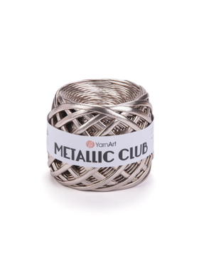 Пряжа Metallic Club, 180г, 55м, 100%полиэстер (цена за 1 шт)