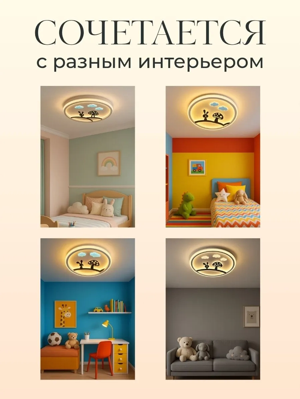 Люстра в детскую светодиодная