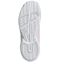 Детские теннисные кроссовки Adidas Courtflash K - distilled pink/cloud white/cloud white
