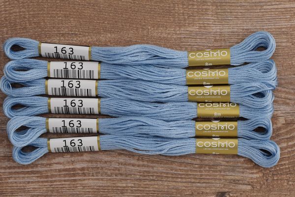 Мулине Lecien Cosmo, цв. 0163 / 6 мот. по 8 метров, в 6 сложений