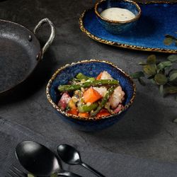 Салатник 310 мл d 11,7 см h5,6 см емкость для закусок Aqua Blue P.L. Proff Cuisine [6]