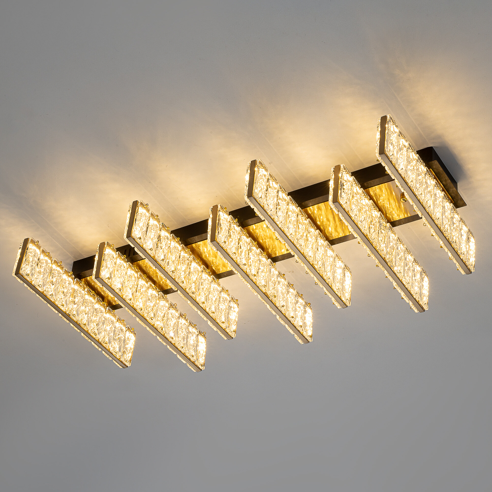 Citilux PALANT CL325272 LED Люстра хрустальная Чёрный+Бронза