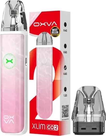 OXVA Xlim Go 2 Vape Pod Kit - Pink Ripple (3ml, 0.8ohm)