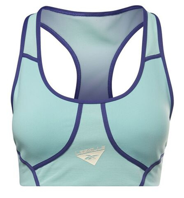 ТОП теннисный Reebok Less Mills Colorblock - Бирюзовый