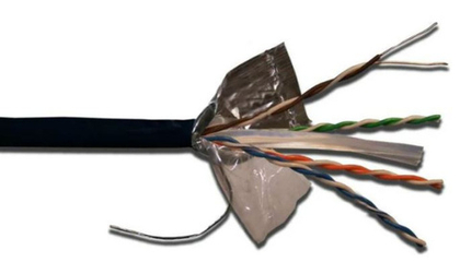 Кабель витая пара F/UTP 6 кат. 4 пары Lanmaster LAN-6EFTP-WP-OUT
