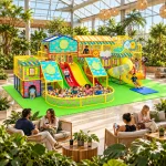 Детский игровой лабиринт «Ясный День» 80 м² (11,5*6,95*4 м)