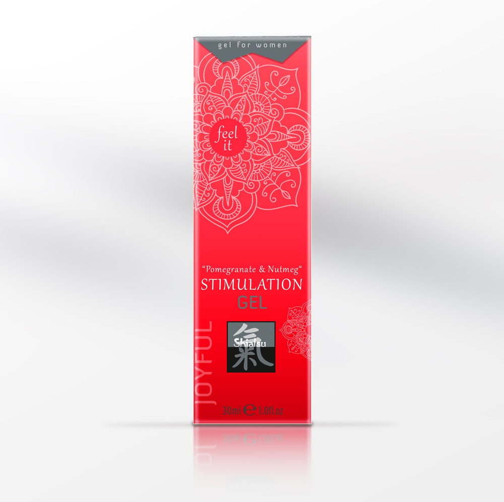 Shiatsu Stimulation Gel Pomegranate & Nutmeg - Стимулирующий гель, 30 мл