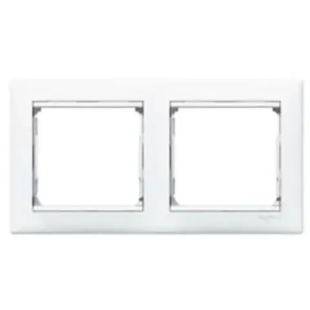 774452 Legrand Рамка двухместная белая Valena