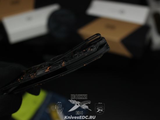 Нож складной CIVIVI Praxis C803I сталь клинка 9Cr18MoV, рукоять Carbon