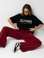 Футболка оверсайз с принтом California