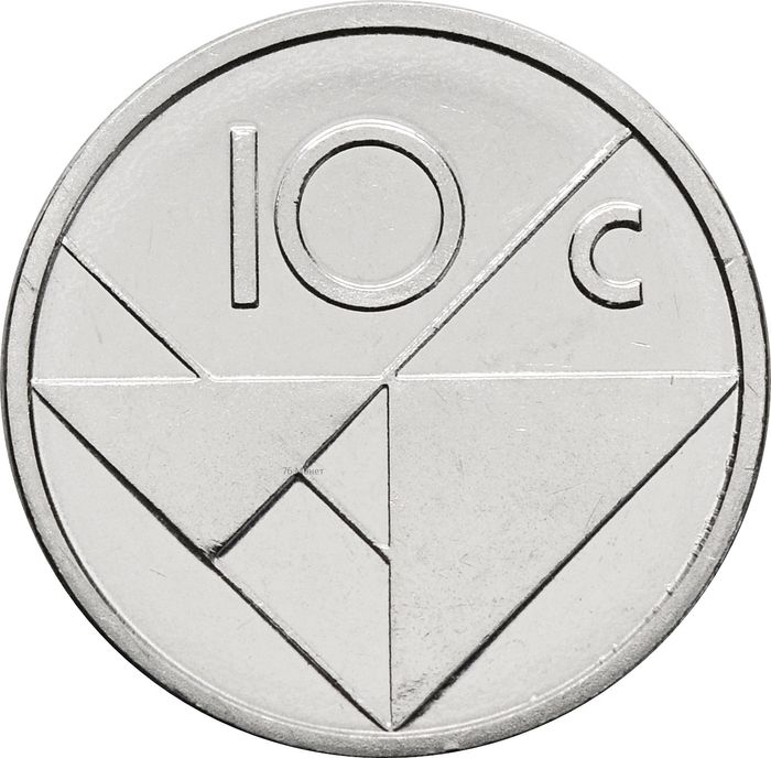 10 центов 2024 Аруба