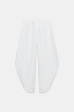 БРЮКИ ИЗ 100% ЛЬНА С РАЗРЕЗАМИ — ZW COLLECTION — ZARA