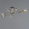 Потолочная люстра  IL0272-8CSQ-25 BK AB TRENTO ILLUMICO