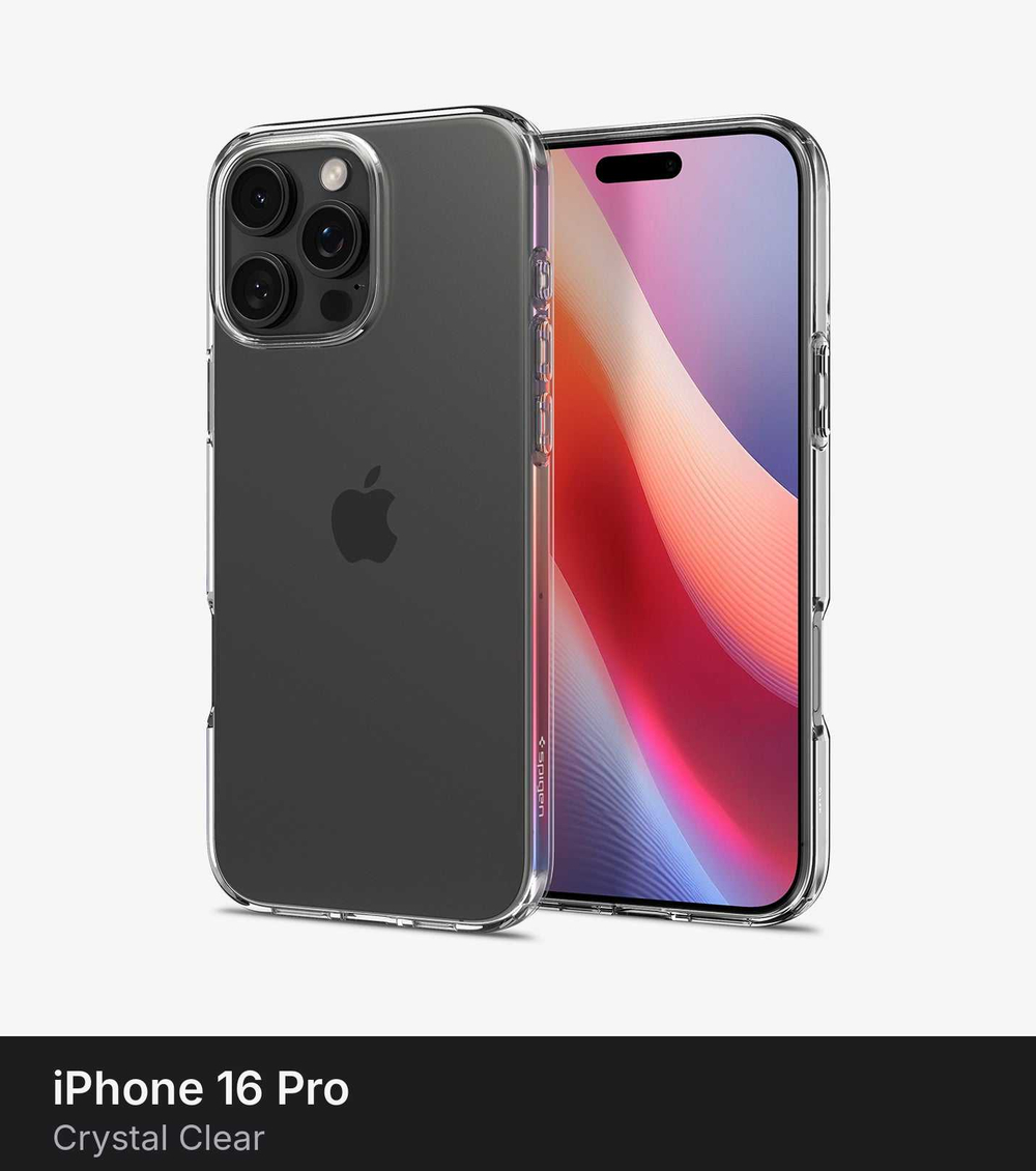 Чехол Spigen Liquid Crystal для iPhone 16 Pro Crystal Clear