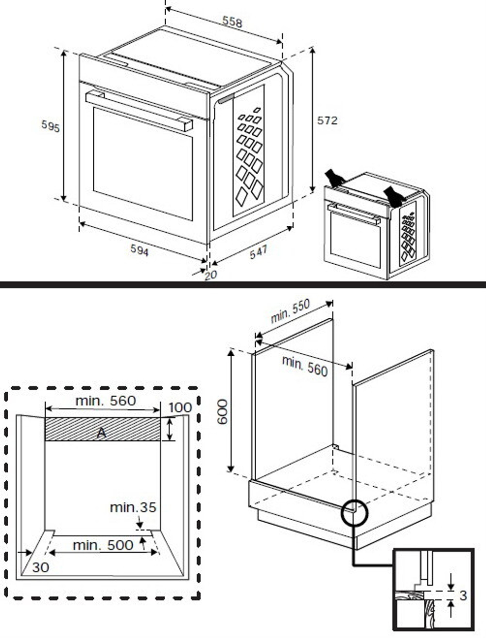 Электрический духовой шкаф Hotpoint FE9 831 JSH BL