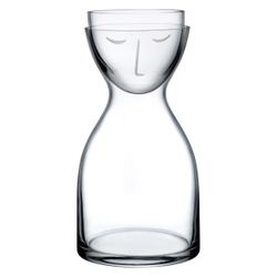 Набор из кувшина 850мл и стакана 150мл Nude Glass Мистер и Миссис