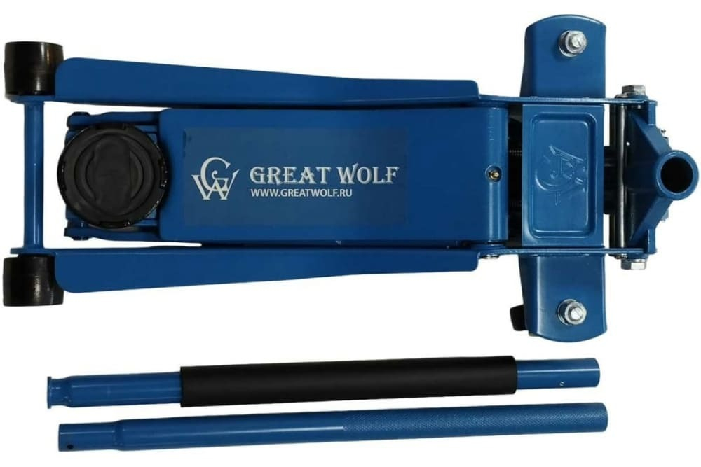 Низкопрофильный гидравлический подкатной домкрат GW-031 3т, 78-505мм Great Wolf