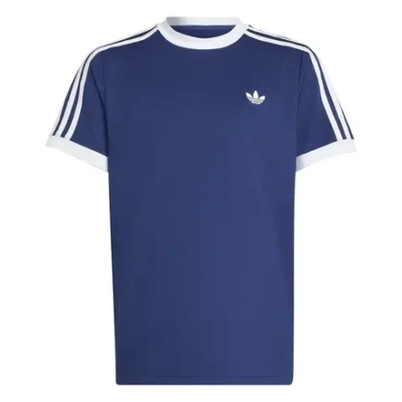 Детская теннисная футболка Adidas Boys Classics Climacool - dark blue