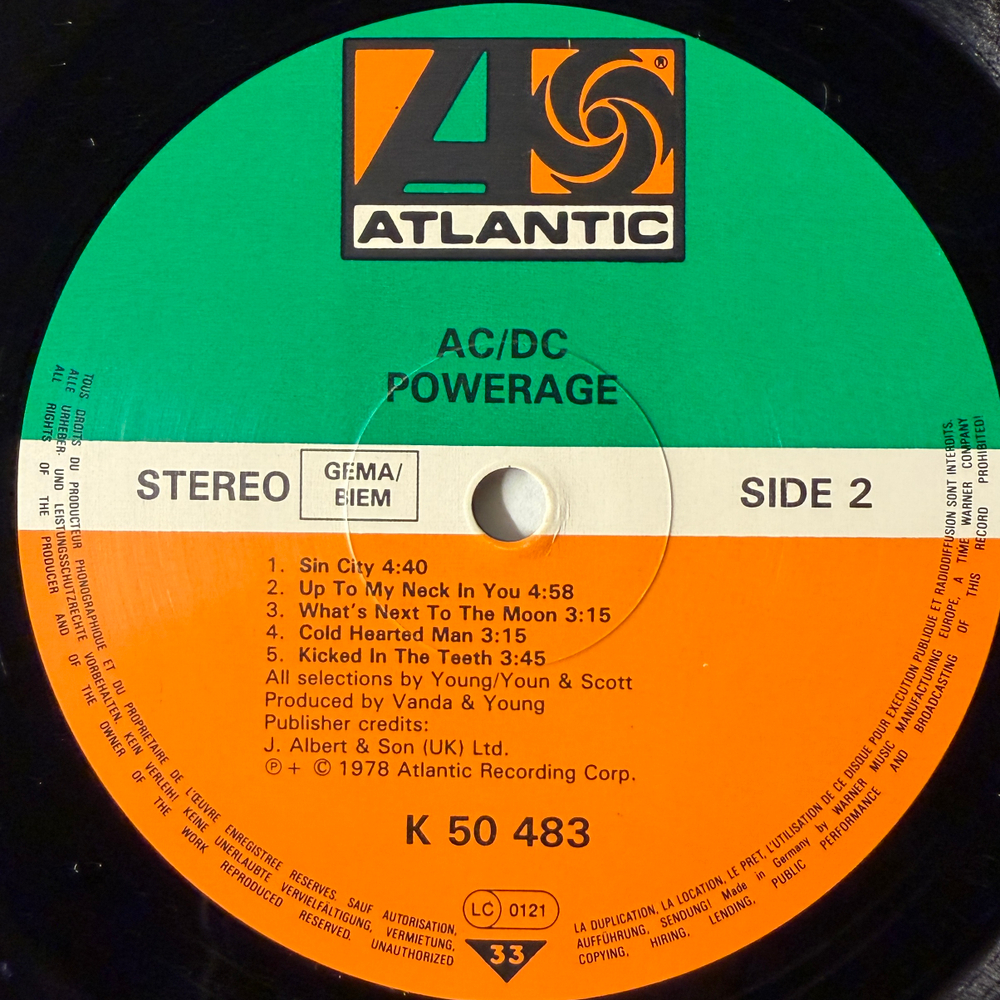 AC/DC ‎– 3 Record Set (Германия)