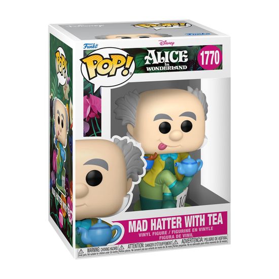 Фигурка Funko POP! Disney Alice in Wonderland Mad Hatter with Tea (1770) 93202 — упаковка