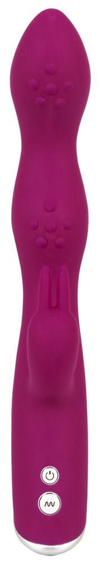 Фиолетовый вибратор A & G-Spot Rabbit Vibrator для стимуляции зон G и A - 23,6 см. (Цвет: фиолетовый)