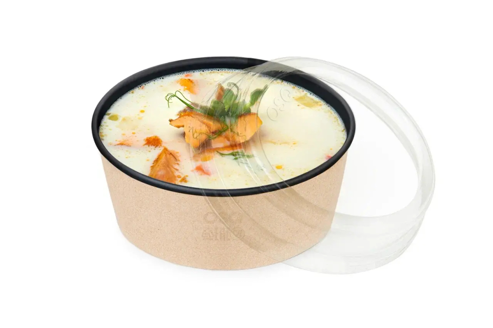OSQ ROUND BOWL 750 BLACK WOOD