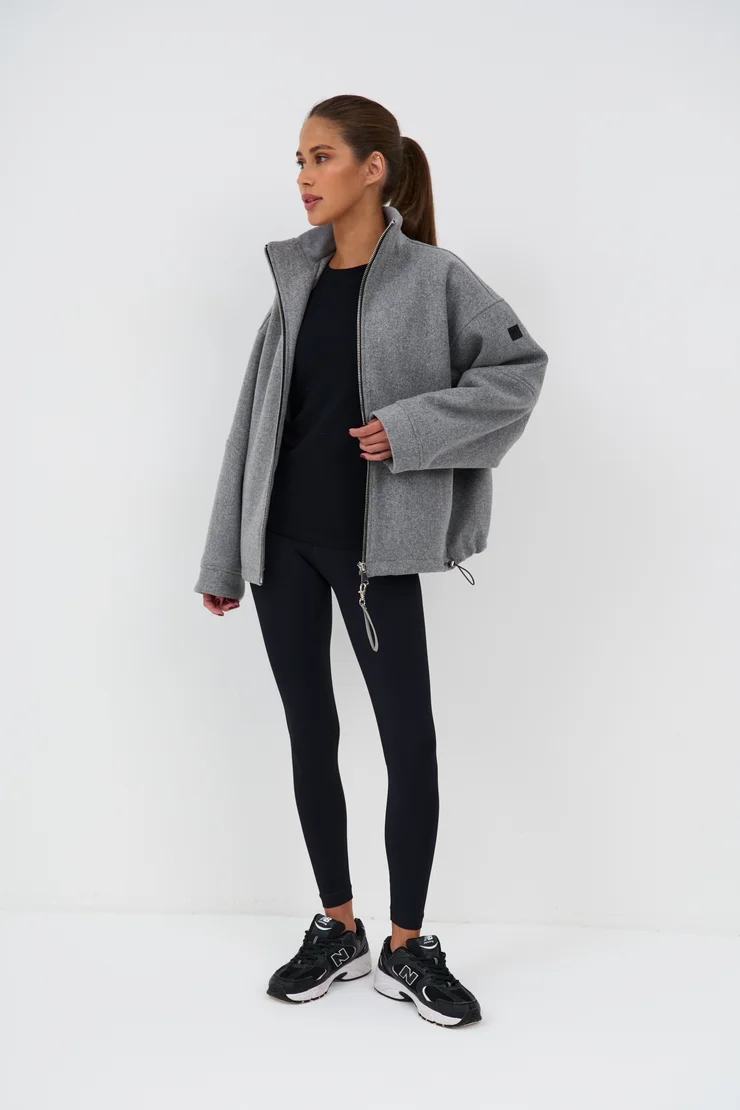 Пальто Crop Penhaligon Dark Grey