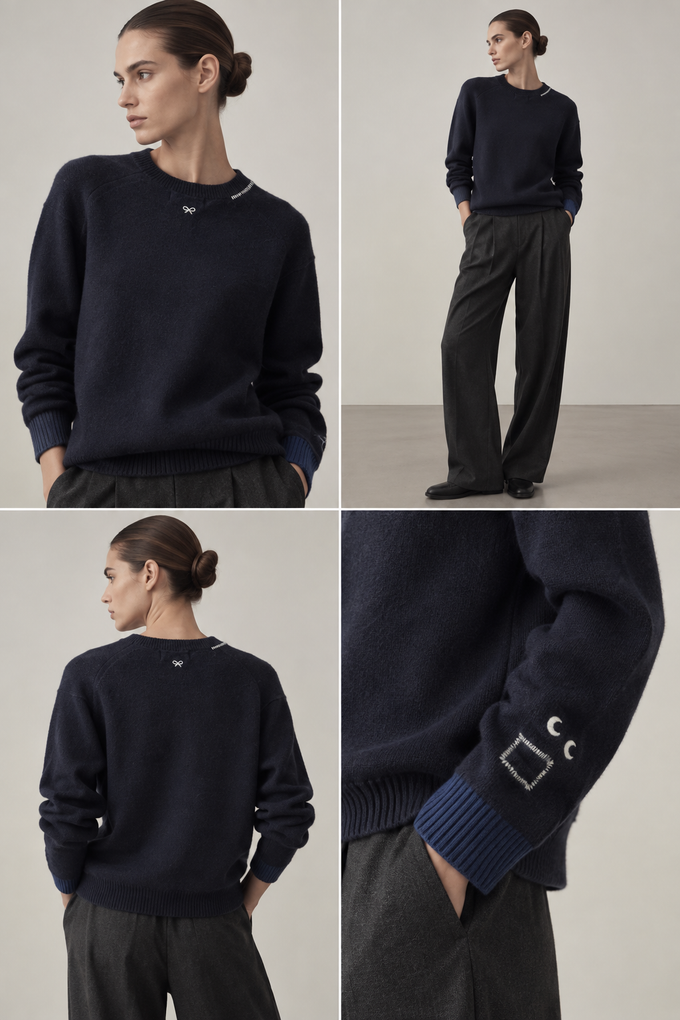 Шерстяной джемпер Anya Hindmarch & Uniqlo, L