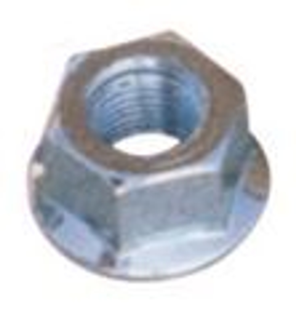 Гайка оси 3/8"х26TPI сталь (для втулок и т.п.) серебро(10)