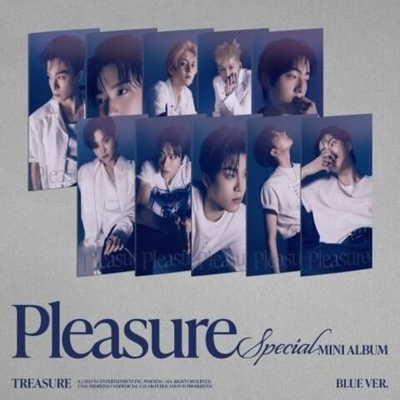 Альбом TREASURE - PLEASURE Special Mini Album BLUE 10 Version SET