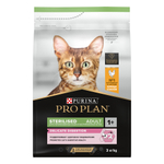 Сухой корм PRO PLAN Sterilised Adult DELICATE DIGESTION для взрослых стерилизованных кошек с чувствительным пищеварением курица 3 кг