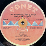 Randy Brecker Quintet ‎– Live At Sweet Basil (Европа 1989г.)