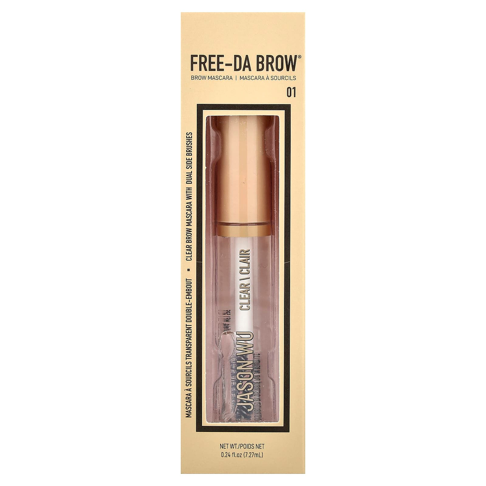Jason Wu, Free-Da Brow®, тушь для бровей, оттенок 01 прозрачный, 7,27 мл (0,24 жидк. унции)