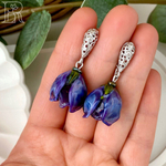 Серьги Крокусы
