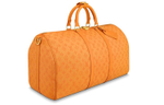 LOUIS VUITTON Keepall Bandouliere Monogram Denim 50 Ocre