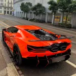 Карбоновая крышка двигателя со спойлером для LAMBORGHINI REVUELTO 2023+ Ламборгини