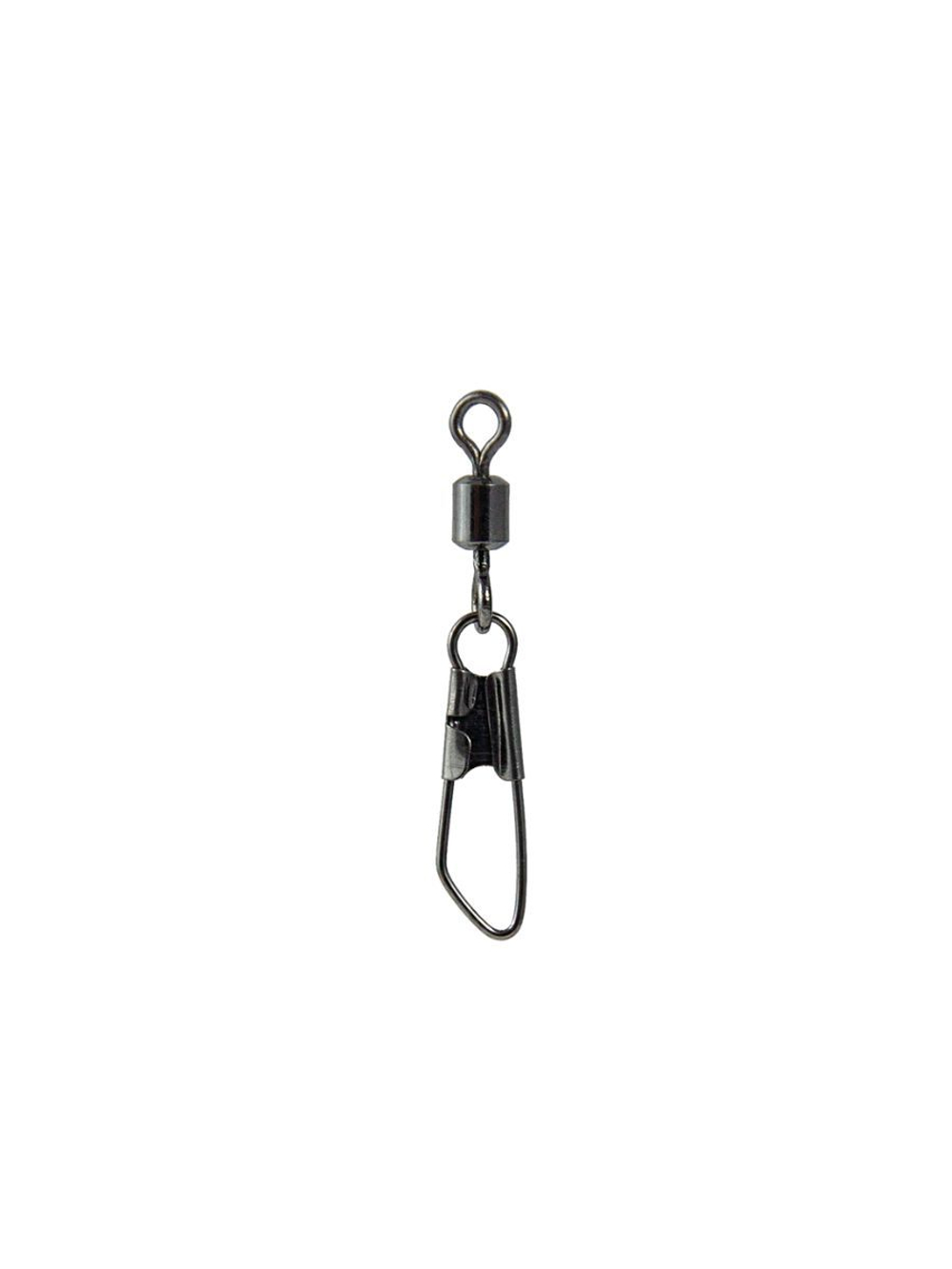 Вертлюжок рыболовный SWIVEL WITH SNAP с застежкой Safety 3001 №4