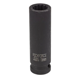 Головка ударная глубокая 15мм (12гр.), 1/2'' RockForce RF-4488515
