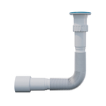 Гофросифон 1 1/2"*40*50 (800мм) GS3080 ИНКОПЛАСТ (винт М6*60)